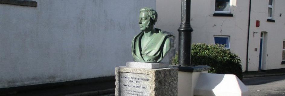George Parker Bidder’s memorial in Moretonhampstead