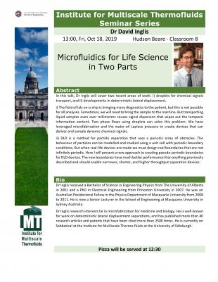 flyer for the IMT seminar