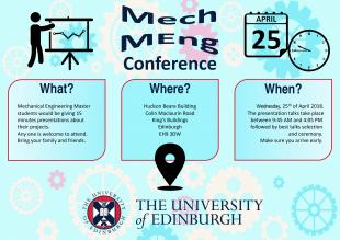 MechEng Conference 2018 poster