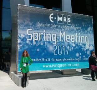 Dávidné Nagy at the  E-MRS Spring Meeting