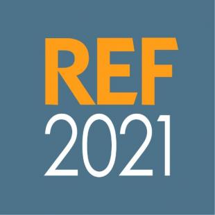 REF2021 Research Excellence Framework logo