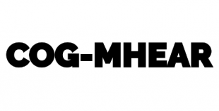COG-MHEAR logo dark text on white background